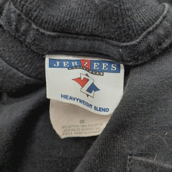 Jim Bos Tee Shirt Mens 2XL Black Hocking Hills Ohio Jimbo’s Short Sleeve - Picture 3 of 10